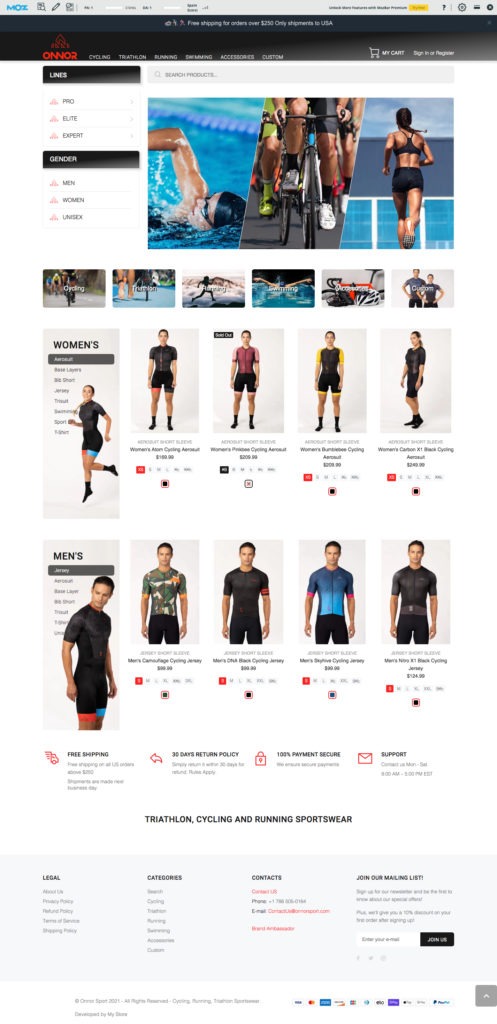 Cycling jerseys | Online Store