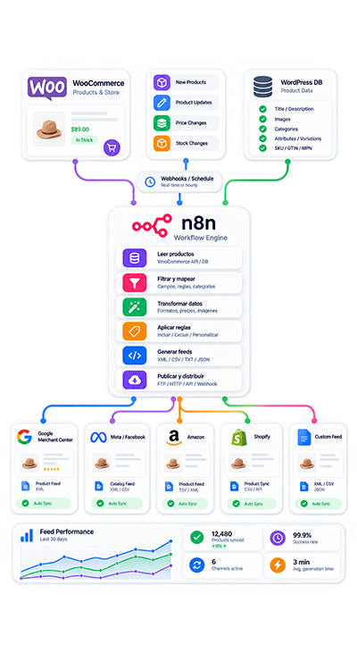 WooCommerce Product Feed Automation
