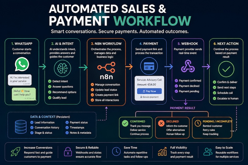 Automatización de Ventas y Pagos con n8n